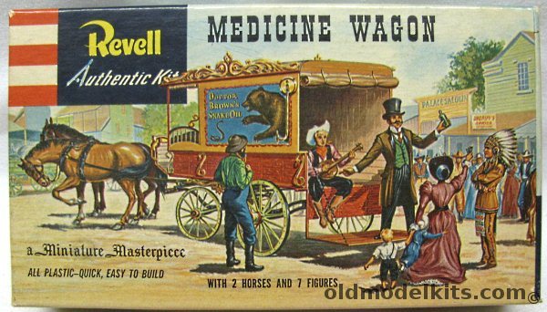 Revell 1/48 Medicine Wagon - Miniature Masterpiece, H521-98 plastic model kit